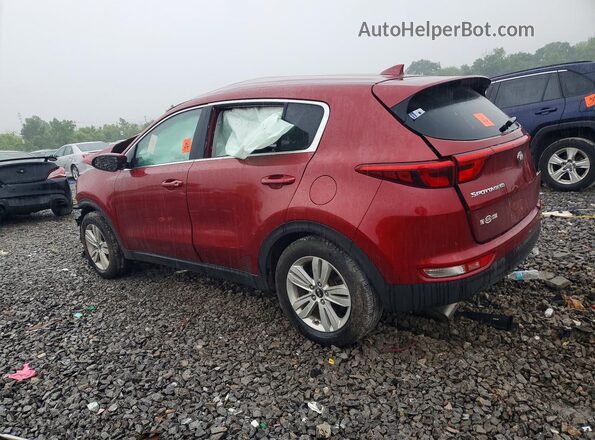 KNDPM3AC3H7101842 2017 KIA SPORTAGE Red Rear left