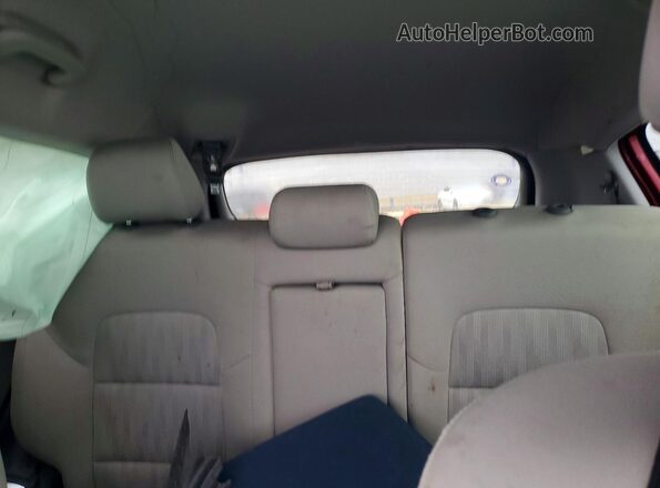 KNDPM3AC3H7101842 2017 KIA SPORTAGE Red Rear seats view