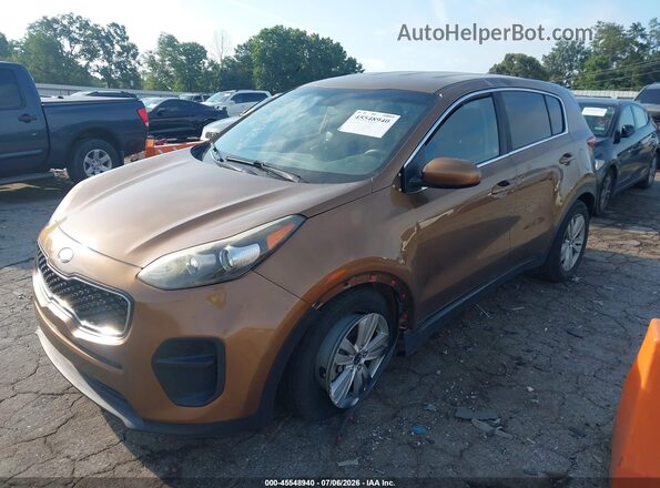 KNDPM3AC3H7211063 2017 KIA SPORTAGE Brown Front left