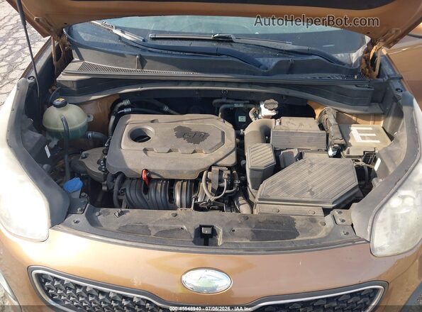 KNDPM3AC3H7211063 2017 KIA SPORTAGE Brown Rear view