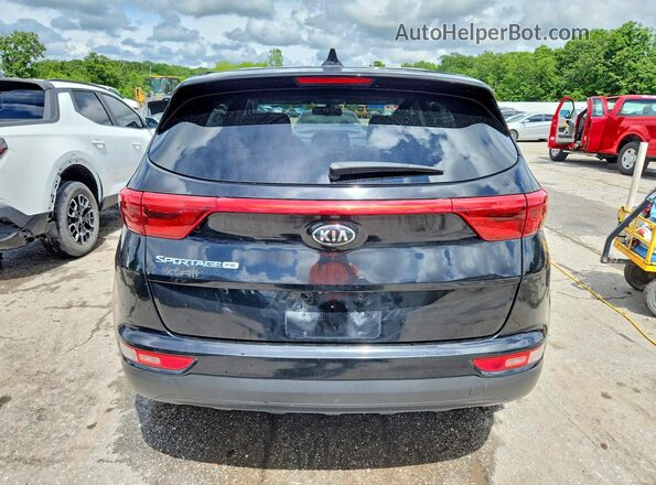 KNDPM3AC3J7338384 2018 KIA SPORTAGE Black Rear view