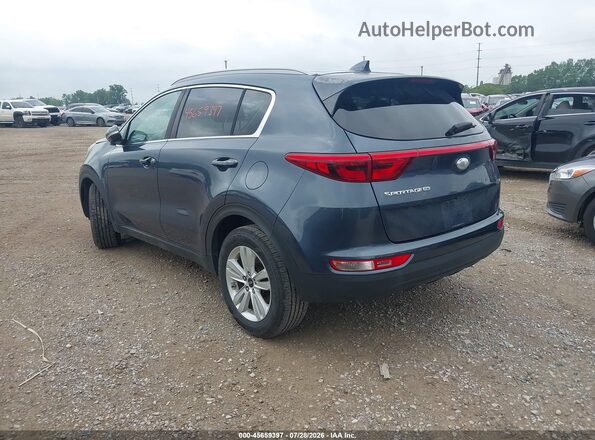 KNDPM3AC3J7354049 2018 KIA SPORTAGE Blue Հետևի ձախ