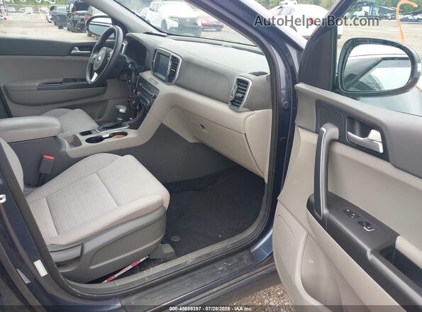 KNDPM3AC3J7354049 2018 KIA SPORTAGE Blue Սալոնի դիմացի տեսք