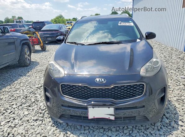 KNDPM3AC3J7447332 2018 KIA SPORTAGE Black Դիմացի տեսք