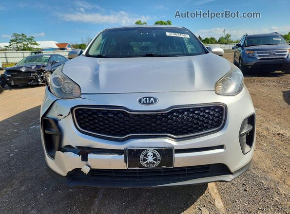 KNDPM3AC3J7480685 2018 KIA SPORTAGE Серебряный Вид спереди