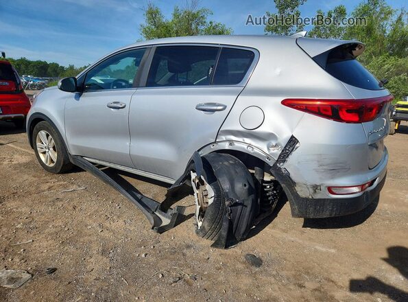 KNDPM3AC3J7480685 2018 KIA SPORTAGE Серебряный Задняя левая четверть