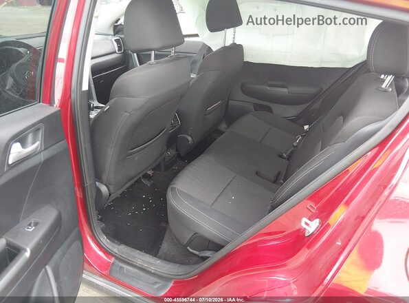 KNDPM3AC3K7526680 2019 KIA SPORTAGE Red VIN კოდის სტიკერის ხედი