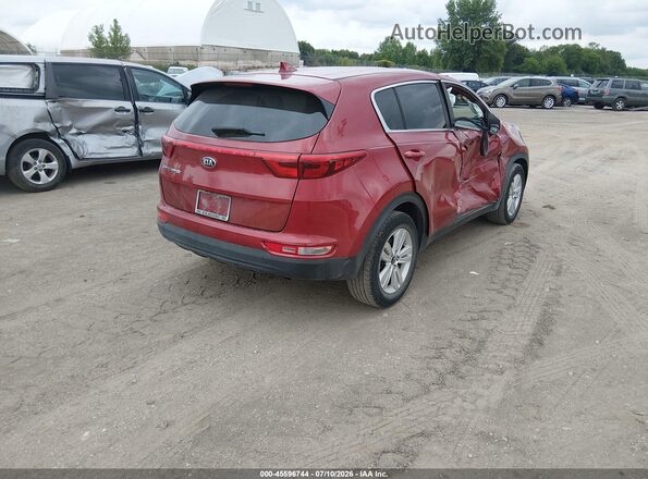 KNDPM3AC3K7526680 2019 KIA SPORTAGE Red უკანა მარჯვენა