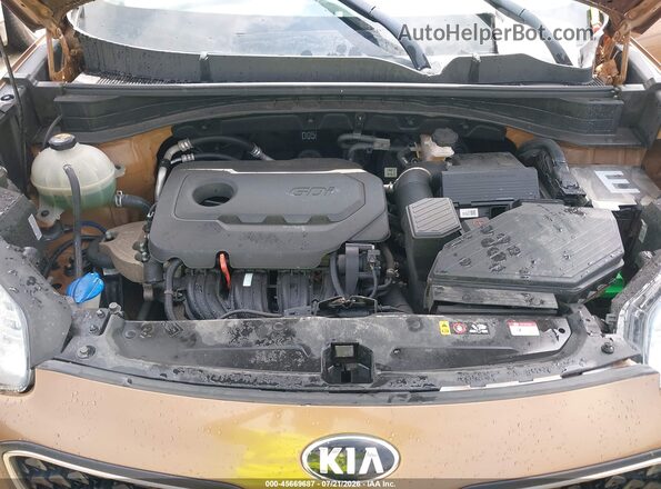 KNDPM3AC3K7622020 2019 KIA SPORTAGE Brown უკანა ხედი