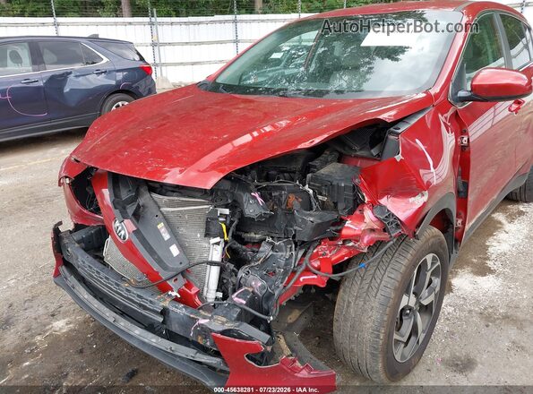 KNDPM3AC3M7885613 2021 KIA SPORTAGE Red Widok z przodu