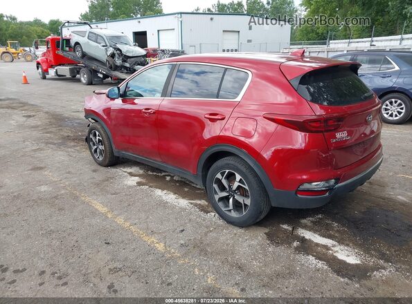 KNDPM3AC3M7885613 2021 KIA SPORTAGE Red Tył lewy
