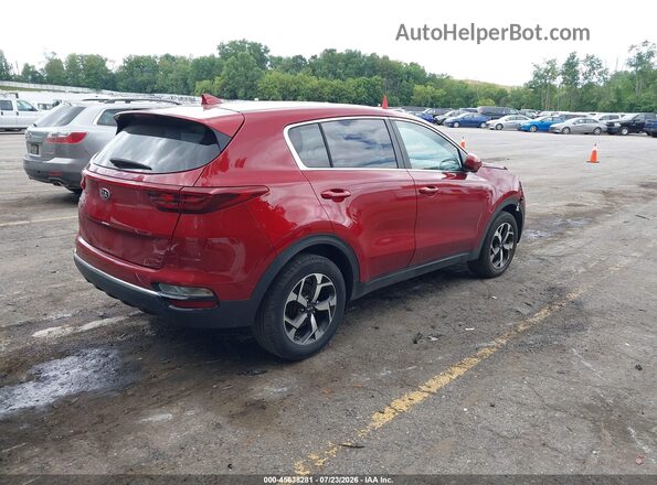 KNDPM3AC3M7885613 2021 KIA SPORTAGE Red Tył prawy