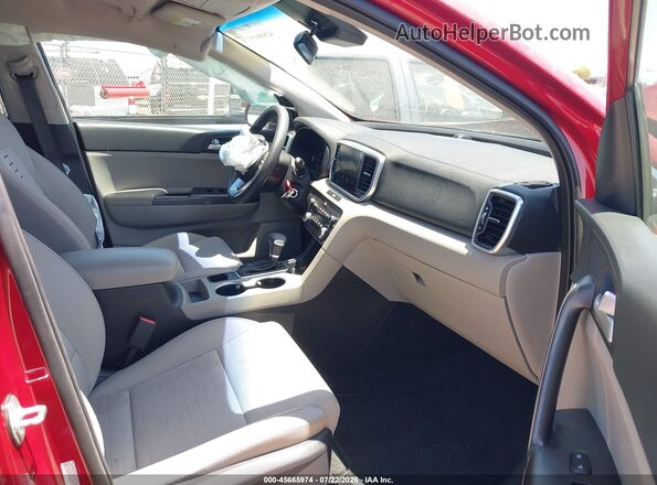 KNDPM3AC3M7888401 2021 KIA SPORTAGE Red წინა სალონის ხედი