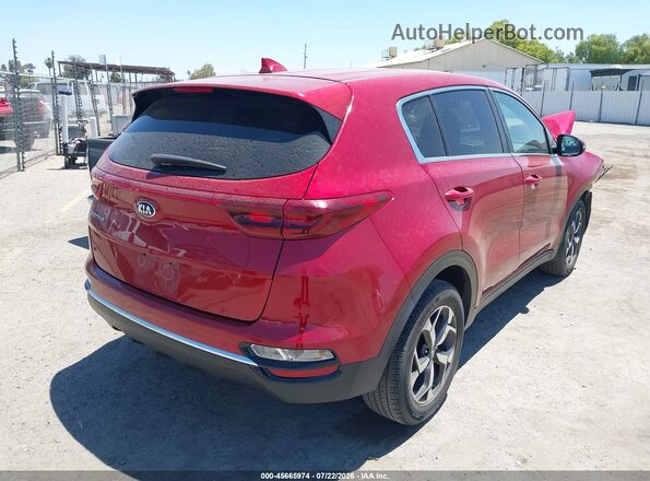 KNDPM3AC3M7888401 2021 KIA SPORTAGE Red უკანა მარჯვენა