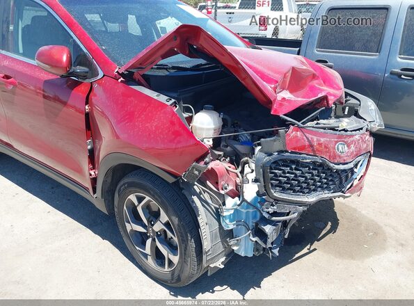 KNDPM3AC3M7888401 2021 KIA SPORTAGE Red ხელსაწყოთა პანელის ხედი