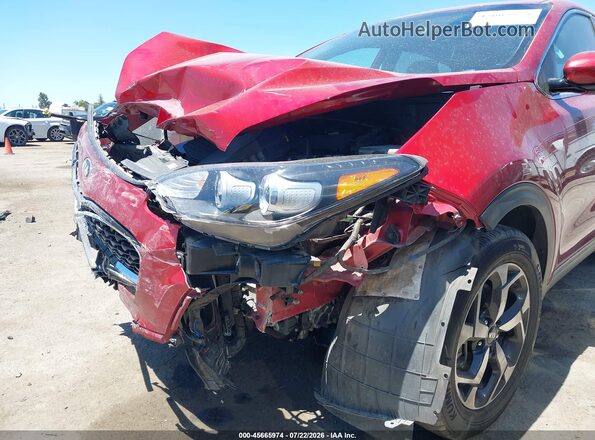KNDPM3AC3M7888401 2021 KIA SPORTAGE Red უკანა სალონის ხედი
