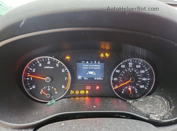 KNDPM3AC3M7918366 2021 KIA SPORTAGE Red Widok zestawu wskaźników
