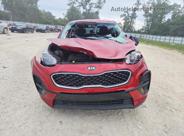 KNDPM3AC3M7918366 2021 KIA SPORTAGE Red Widok z przodu