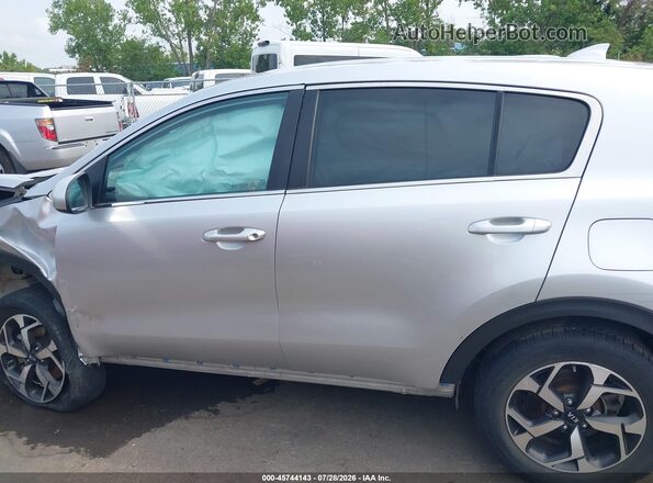 KNDPM3AC3M7927181 2021 KIA SPORTAGE Gray Rear interior view