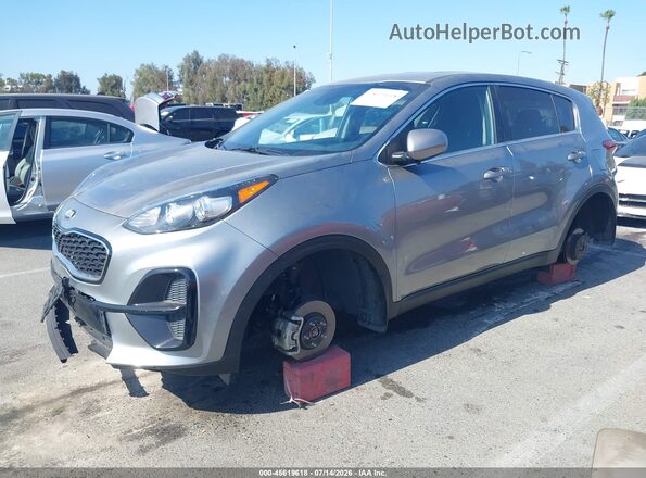 KNDPM3AC3N7957654 2022 KIA SPORTAGE Gray წინა მარცხენა ხედი სამი მეოთხედიდან