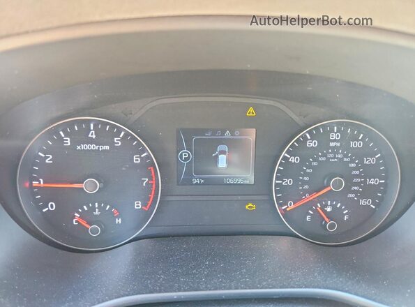 KNDPM3AC4H7047175 2017 KIA SPORTAGE White Widok zestawu wskaźników