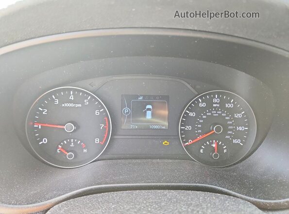 KNDPM3AC4H7134705 2017 KIA SPORTAGE Silver Вид щитка приладів