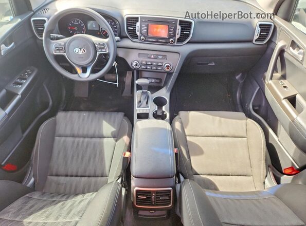 KNDPM3AC4H7134705 2017 KIA SPORTAGE Silver Вид панелі приладів