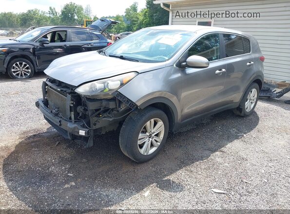 KNDPM3AC4H7194144 2017 KIA SPORTAGE Серый Передняя левая четверть