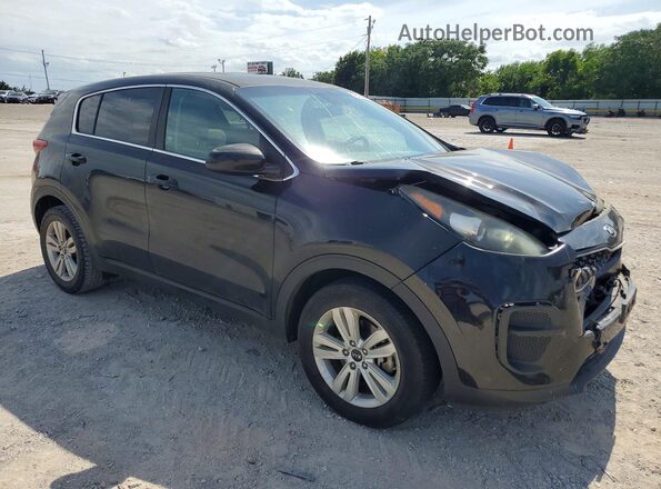 KNDPM3AC4H7205157 2017 KIA SPORTAGE Black Przód prawy