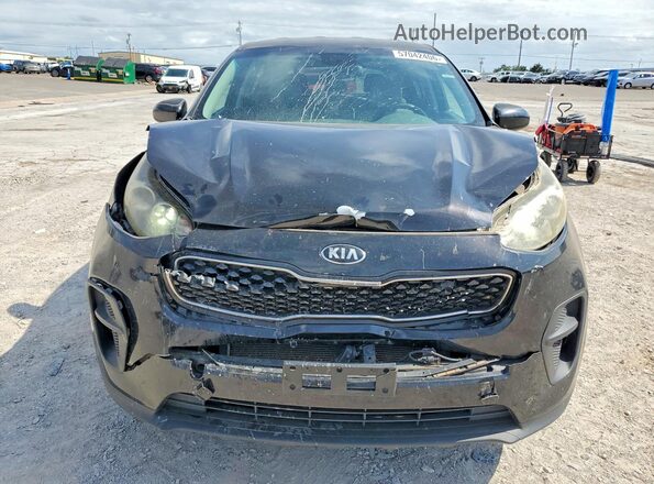 KNDPM3AC4H7205157 2017 KIA SPORTAGE Black Widok z przodu