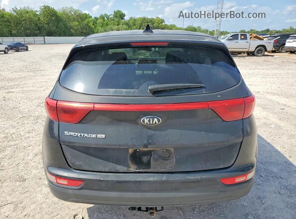 KNDPM3AC4H7205157 2017 KIA SPORTAGE Black Widok z tyłu