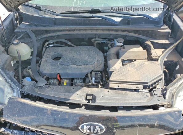 KNDPM3AC4H7205157 2017 KIA SPORTAGE Black Widok komory silnika