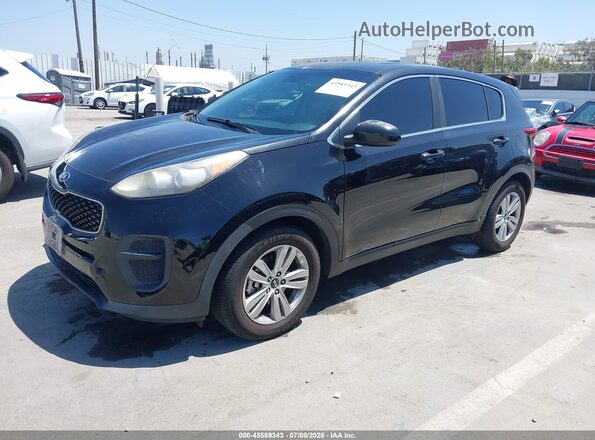 KNDPM3AC4H7210150 2017 KIA SPORTAGE Black Przód lewy