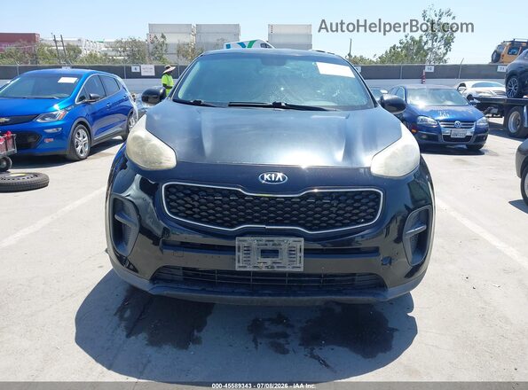 KNDPM3AC4H7210150 2017 KIA SPORTAGE Black Widok wnętrza z tyłu