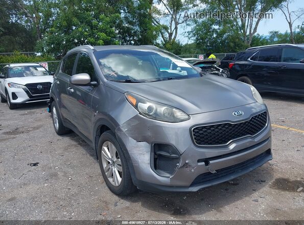 KNDPM3AC4H7294440 2017 KIA SPORTAGE Gray Widok z przodu