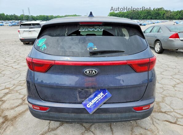 KNDPM3AC4J7382331 2018 KIA SPORTAGE Blue უკანა ხედი