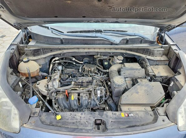 KNDPM3AC4J7382331 2018 KIA SPORTAGE Blue ძრავის განყოფილების ხედი