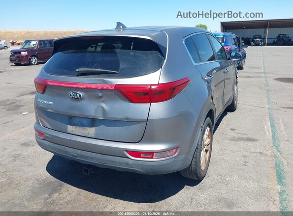 KNDPM3AC4J7423864 2018 KIA SPORTAGE Gray Հետևի աջ