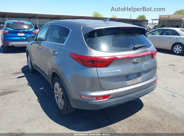 KNDPM3AC4J7423864 2018 KIA SPORTAGE Gray Հետևի ձախ