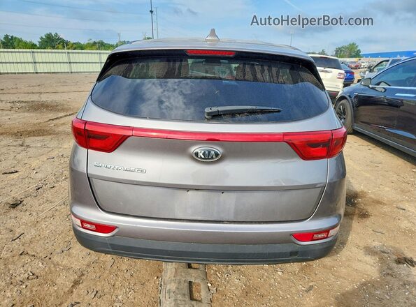 KNDPM3AC4K7495813 2019 KIA SPORTAGE Silver Вид ззаду