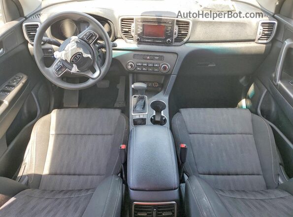 KNDPM3AC4K7525084 2019 KIA SPORTAGE White Առջևի վահանակի տեսք