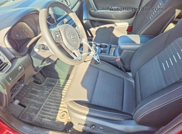 KNDPM3AC4K7550681 2019 KIA SPORTAGE Красный Вид салона спереди