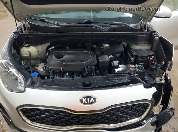 KNDPM3AC4L7639247 2020 KIA SPORTAGE Silver Vista del compartimento del motor