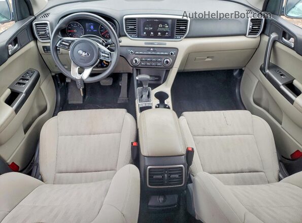KNDPM3AC4L7661572 2020 KIA SPORTAGE Black Vista del salpicadero