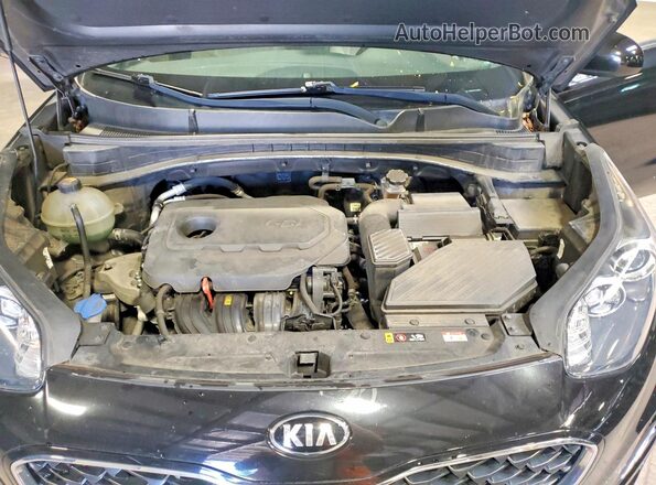 KNDPM3AC4L7661572 2020 KIA SPORTAGE Black Vista del compartimento del motor