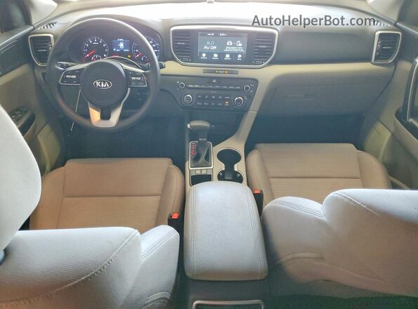 KNDPM3AC4L7821806 2020 KIA SPORTAGE Red Առջևի վահանակի տեսք