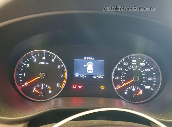 KNDPM3AC4L7821806 2020 KIA SPORTAGE Red Սարքավորումների վահանակի տեսք