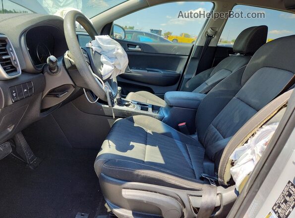 KNDPM3AC4L7835124 2020 KIA SPORTAGE Silver წინა სალონის ხედი