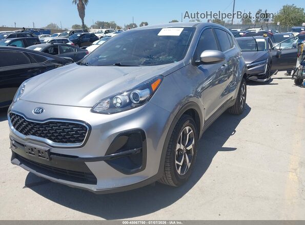KNDPM3AC4M7869548 2021 KIA SPORTAGE Gray Առջևի ձախ երեք քառորդ տեսարան