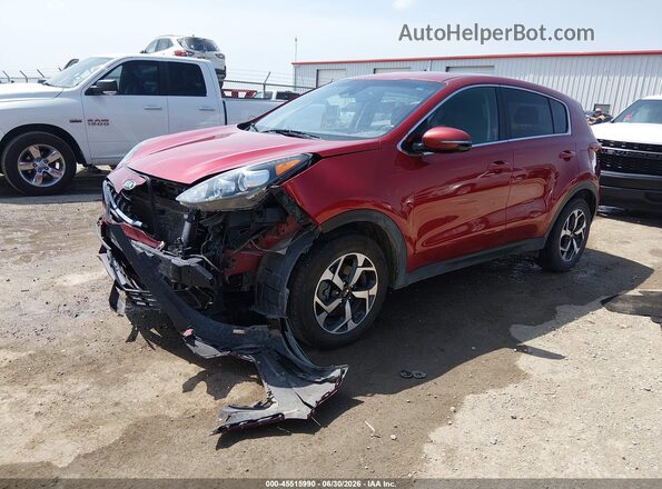 KNDPM3AC4M7908428 2021 KIA SPORTAGE Красный Передняя левая четверть
